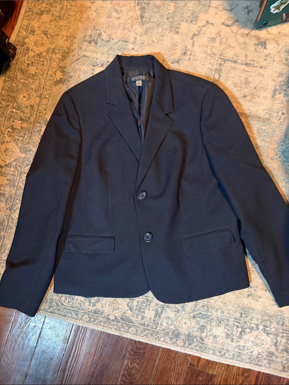 Kasper Dark Navy Women's Tailored Blazer